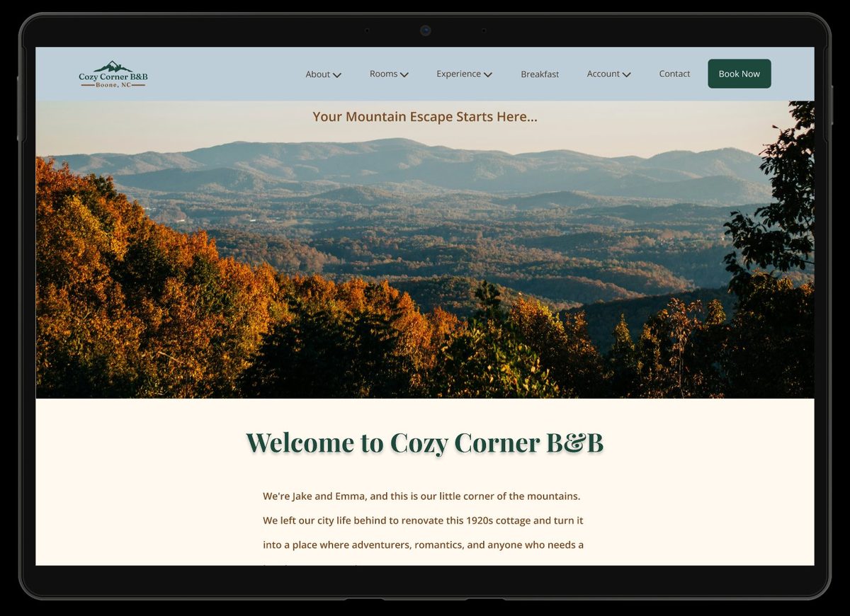 Cozy Corner B&B Project